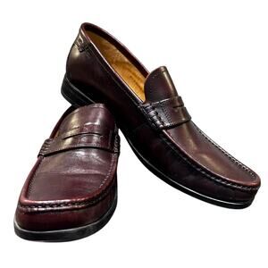 Florsheim 12091-601 Men's 8.5 D Cordovan Penny Loafers Dress Shoes-Excellent